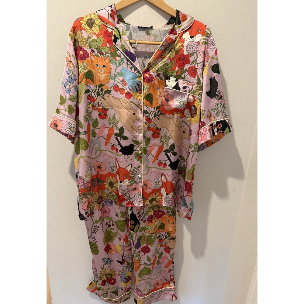 Karen Mabon Garden of Earthly Delights Pajama Set  XXL